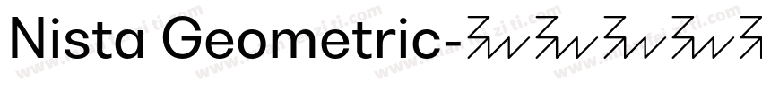 Nista Geometric字体转换